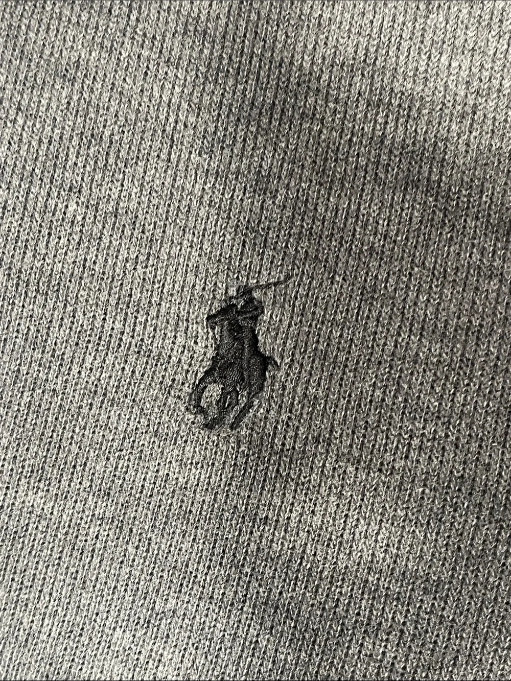 Polo Ralph Lauren Mens XXL Gray Quarter Zip Sweater Pony Logo‎ Cotton Pullover